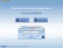 Tablet Screenshot of demo.intramessenger.com