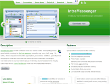 Tablet Screenshot of intramessenger.net